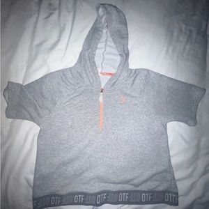 OTF cropped hoodie